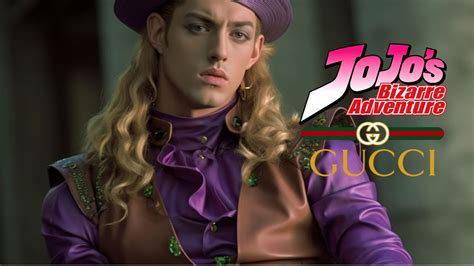 pubblicità gucci con jojo